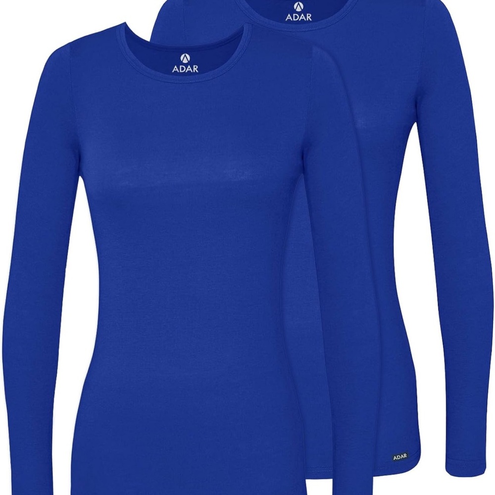 Adar Universal Blue Long Sleeve Tops